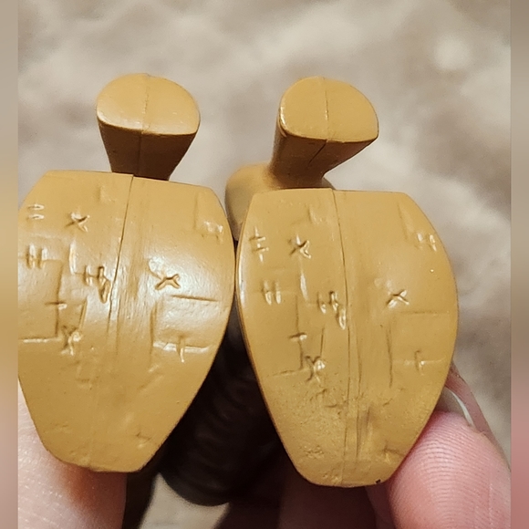 2003 Mattel My Scene Madison Back To School Brown & Tan Replacement Shoes Boots - Picture 4 of 6